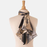 Equestrian Italian silk foulard