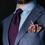 Luxury handmade Italian silk tie