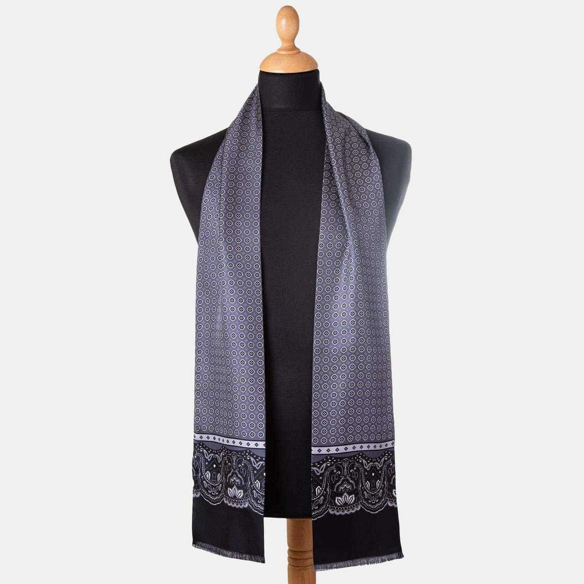 luxury silk scarf from Como