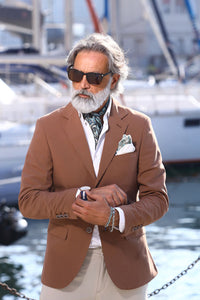 Men's silk ascot cravat ties
