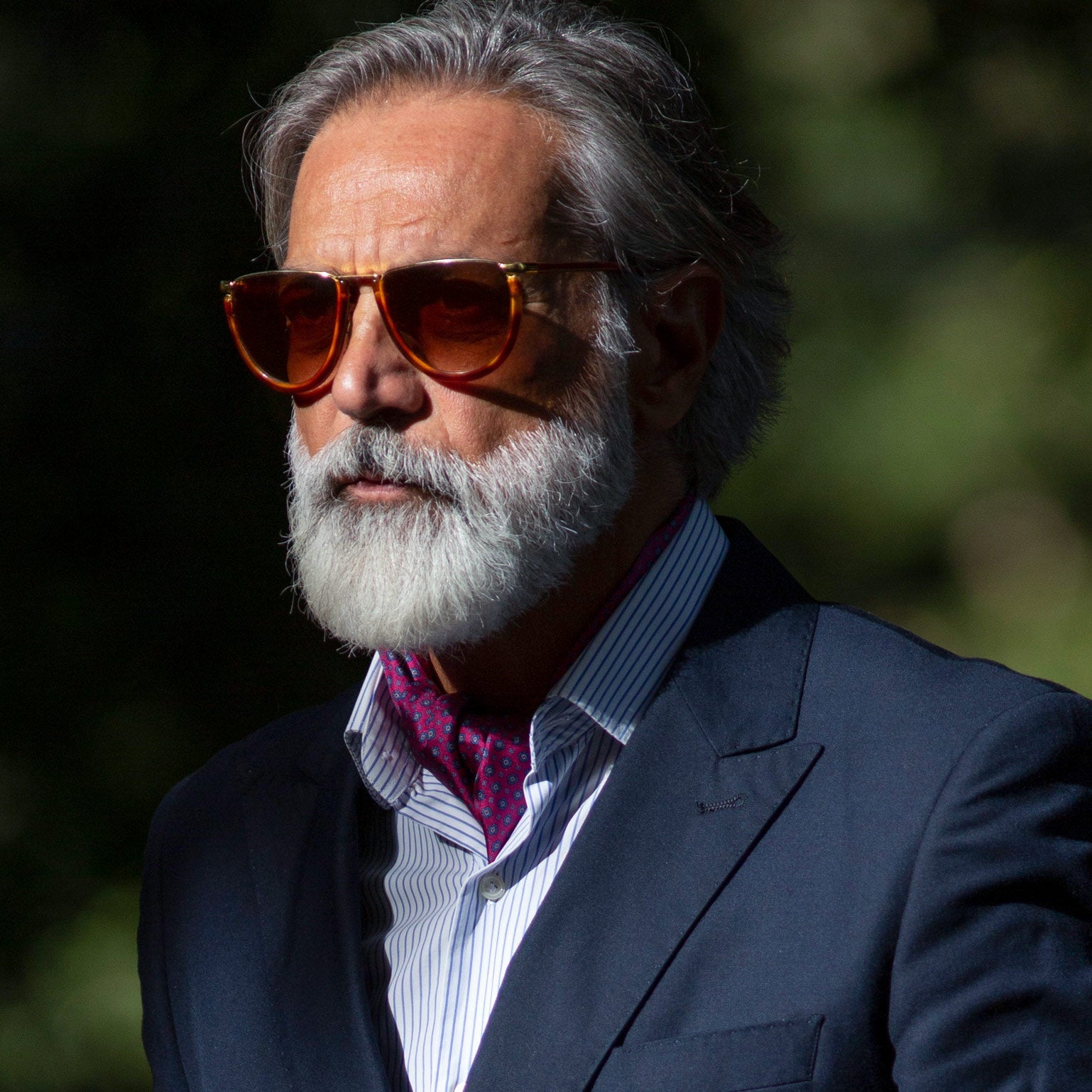 handmade Italian silk ascot cravat ties