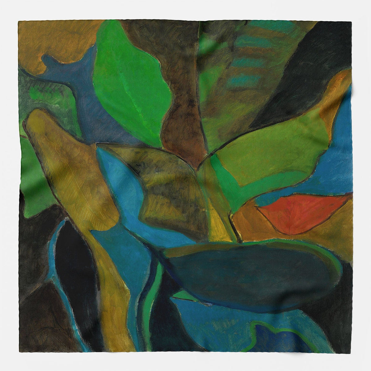 Luxury Italian designer silk scarf handmade in Italy