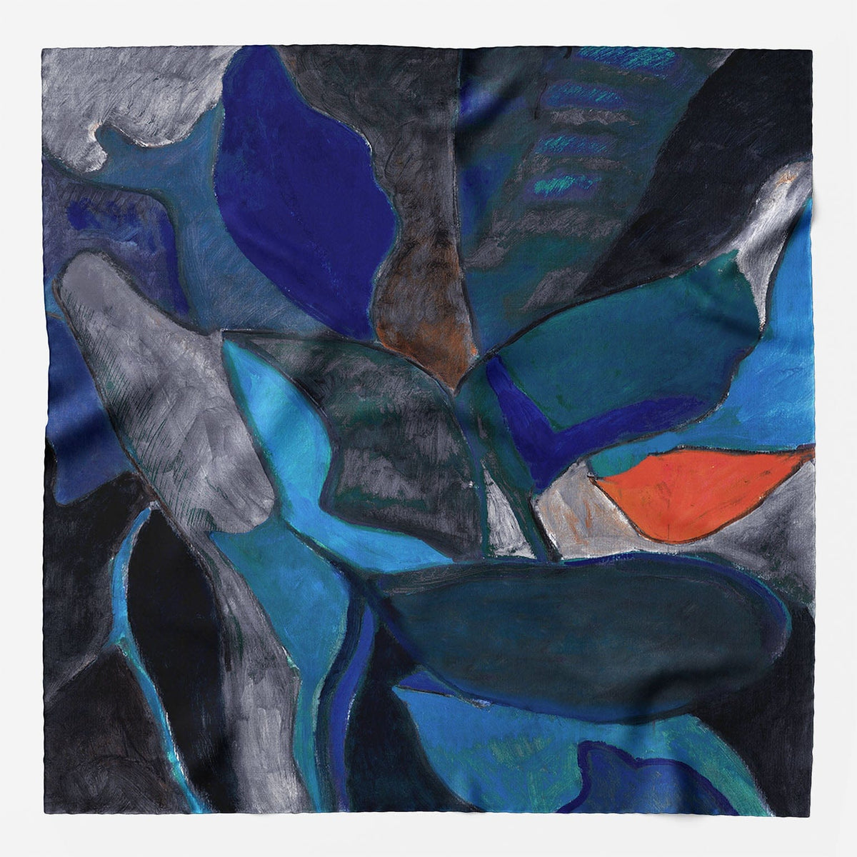 Luxury Italian designer silk scarf handmade in Italy