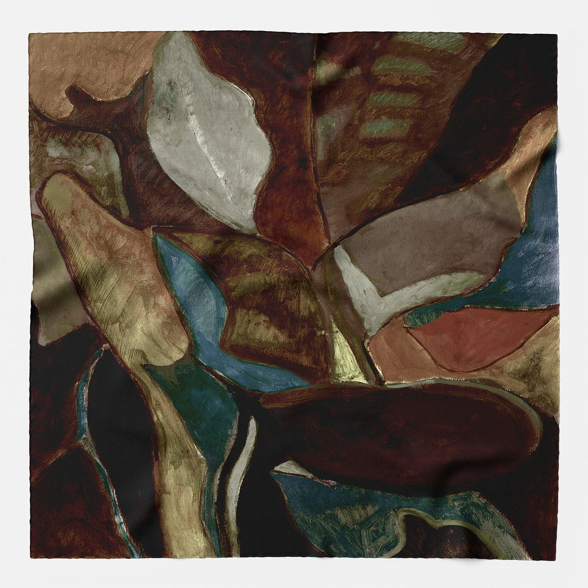 Luxury Italian designer silk scarf handmade in Italy