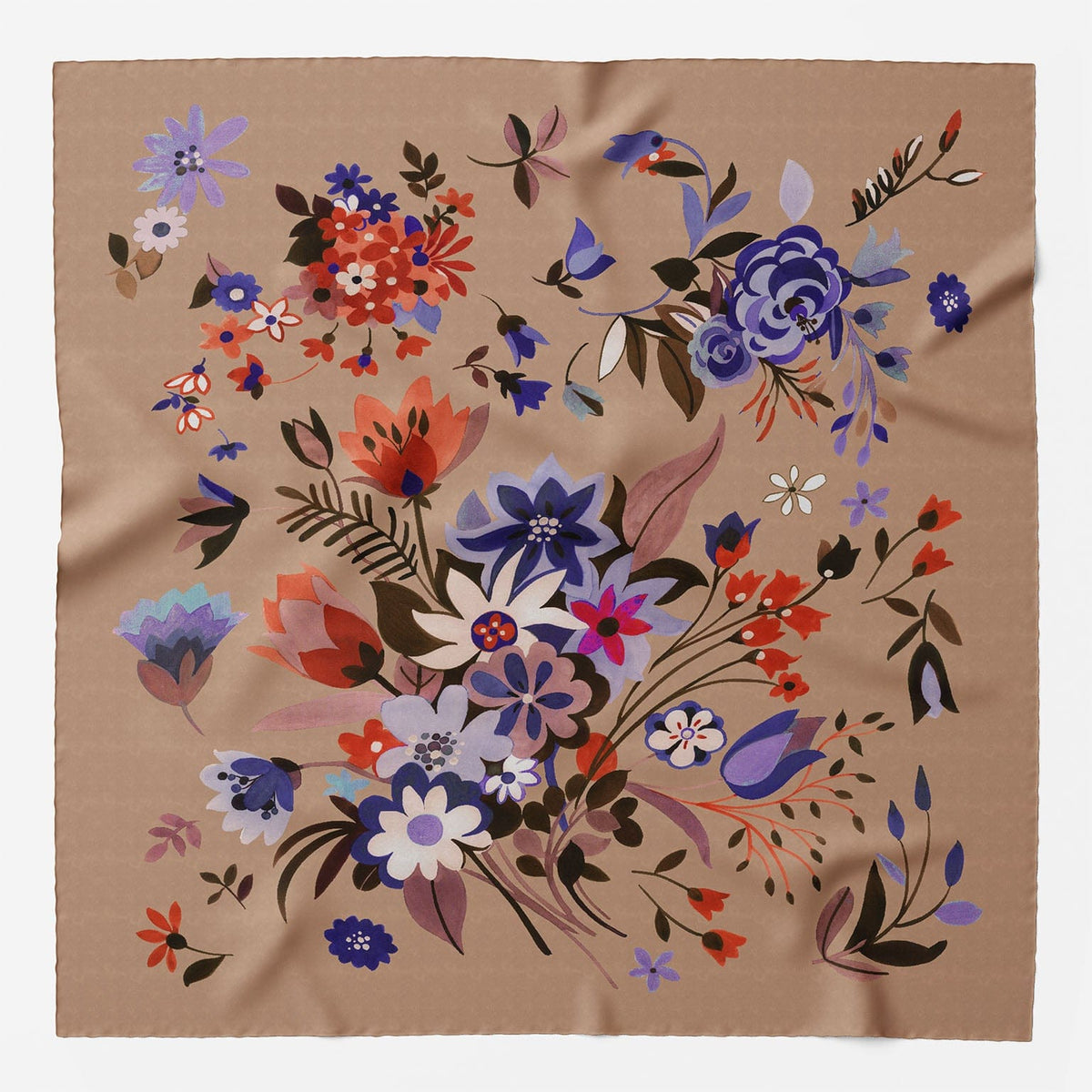 Luxury Italian designer wool scarf handmade in Italy