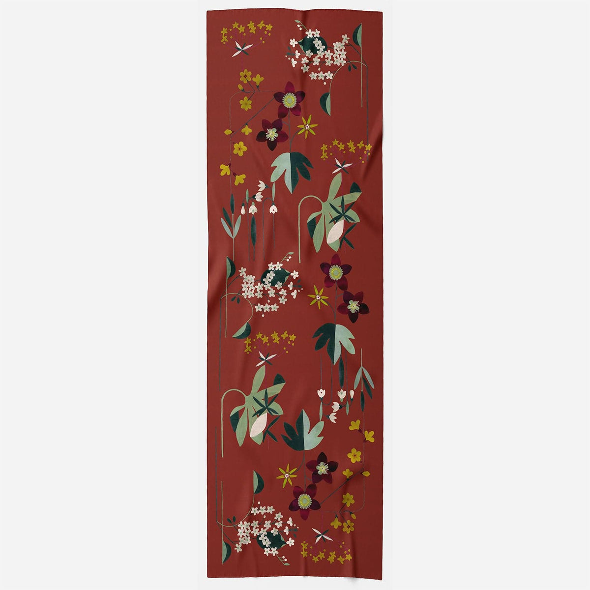 Luxury Italian designer wool scarf handmade in Italy