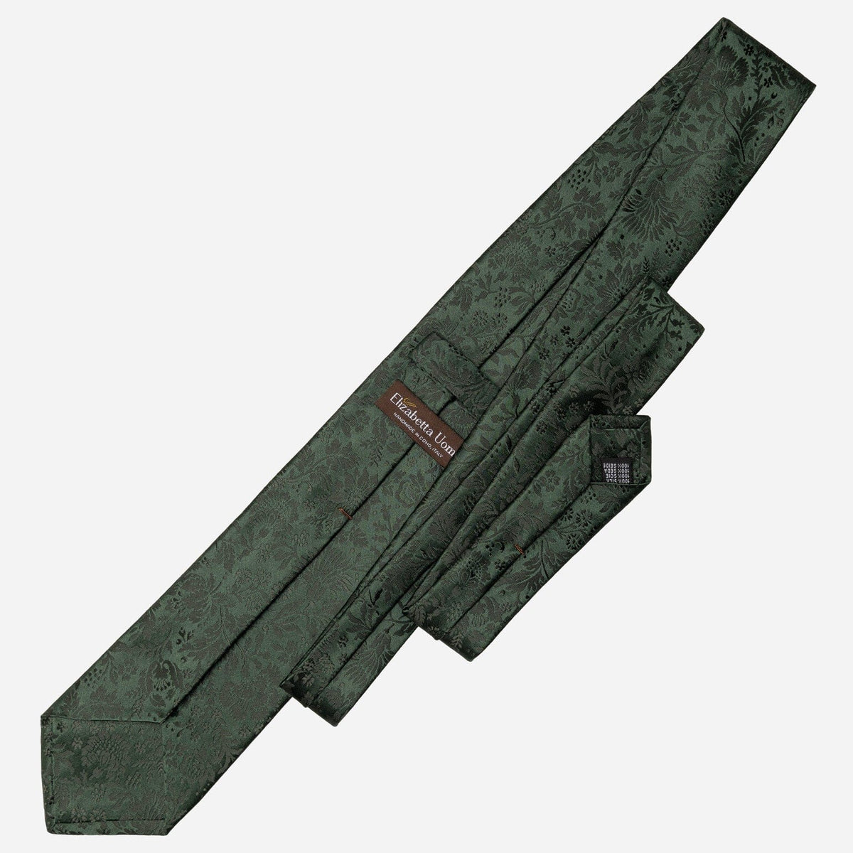 Vintage Designer Men's Silk Tie - Green