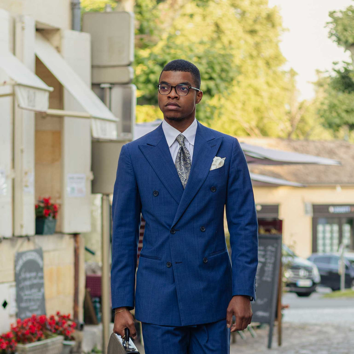 Handmade Italian silk necktie for suits