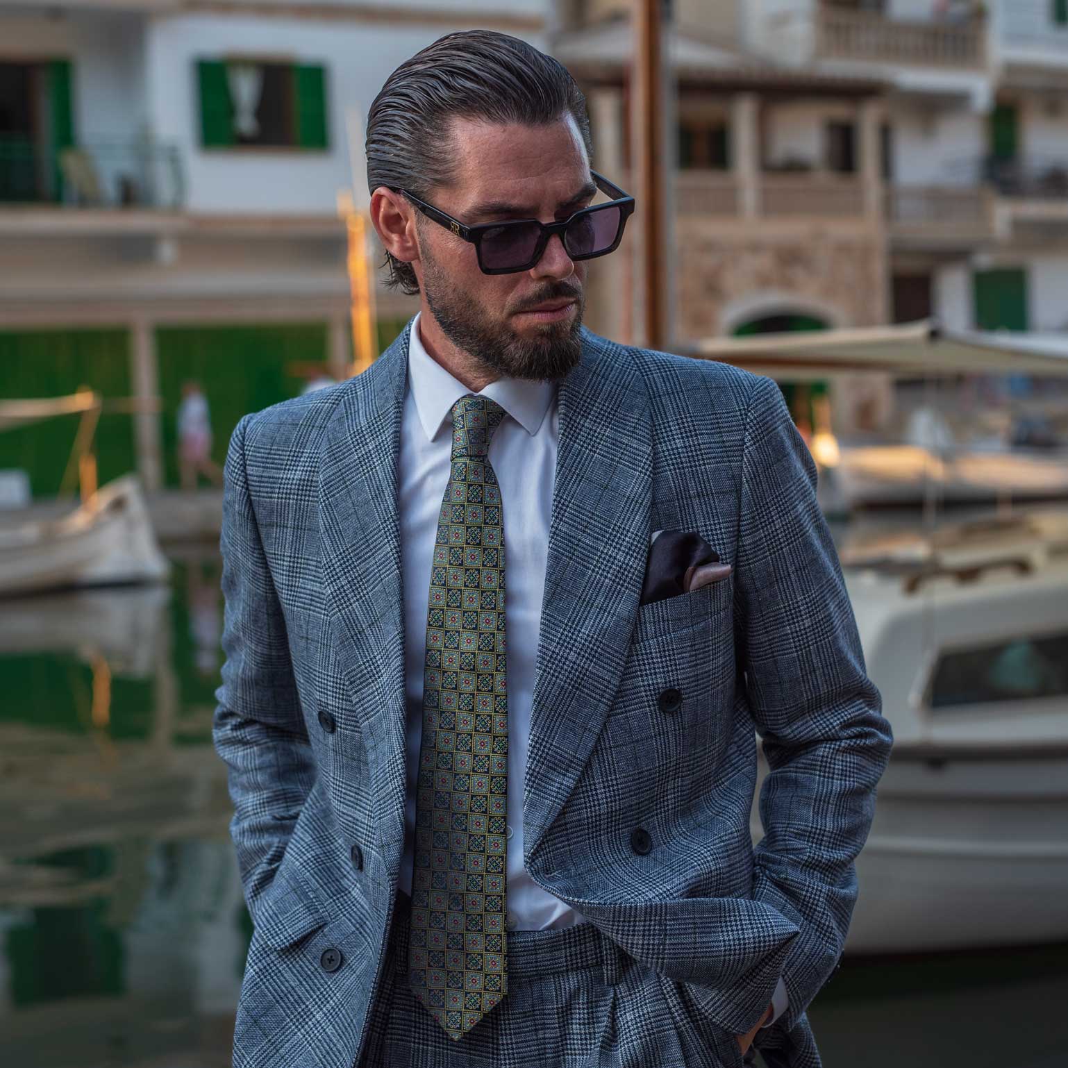 Vintage Designer Handmade Silk Tie