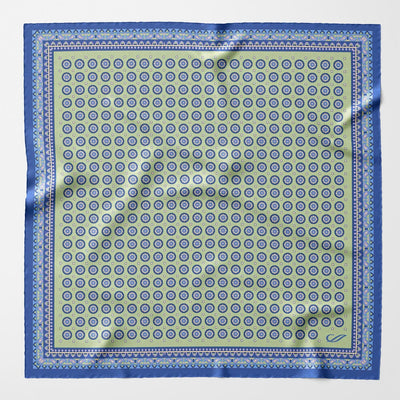 Light Green Silk Neckerchief - Made in Italy