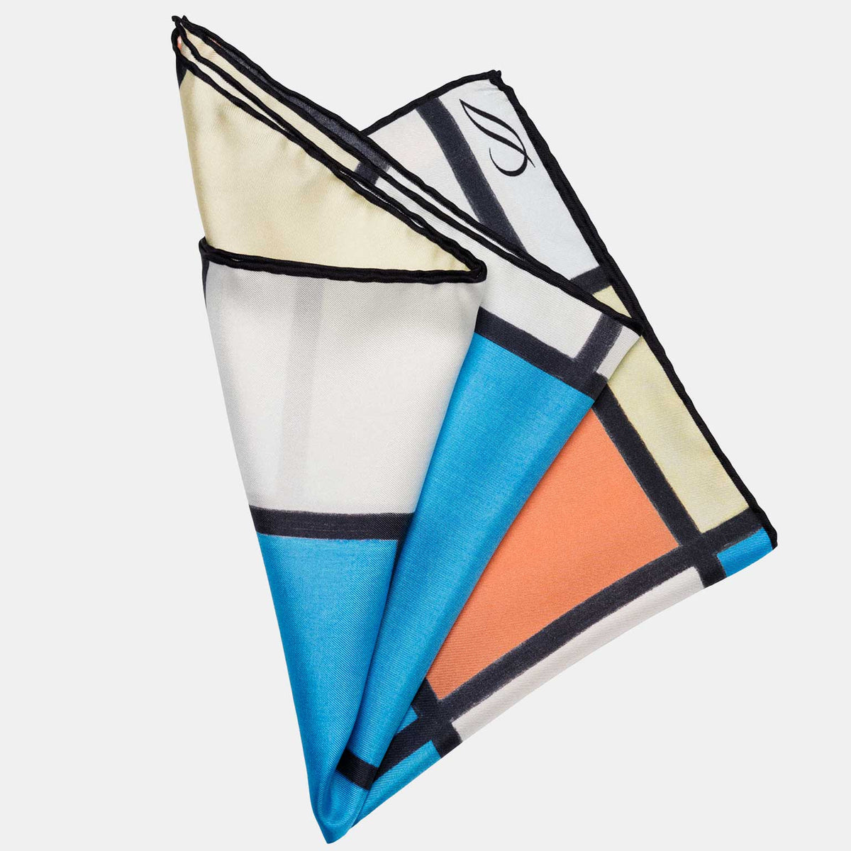 Italian Silk Suit Pocket Square - Abstract