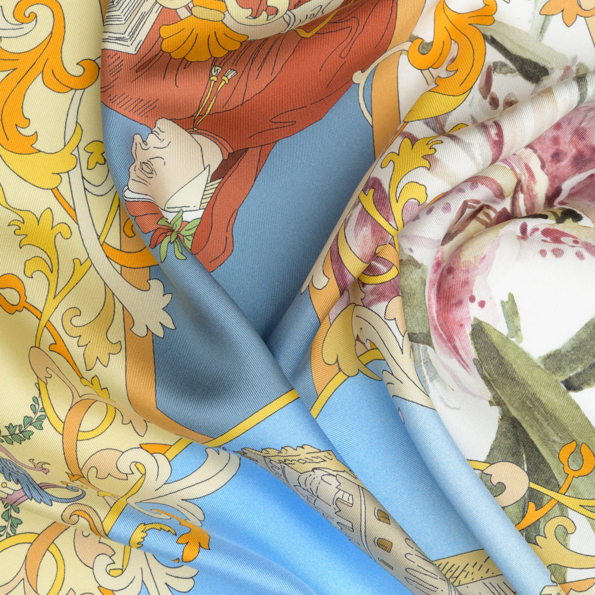Celebrating Florence - Handmade Italian Silk Scarf