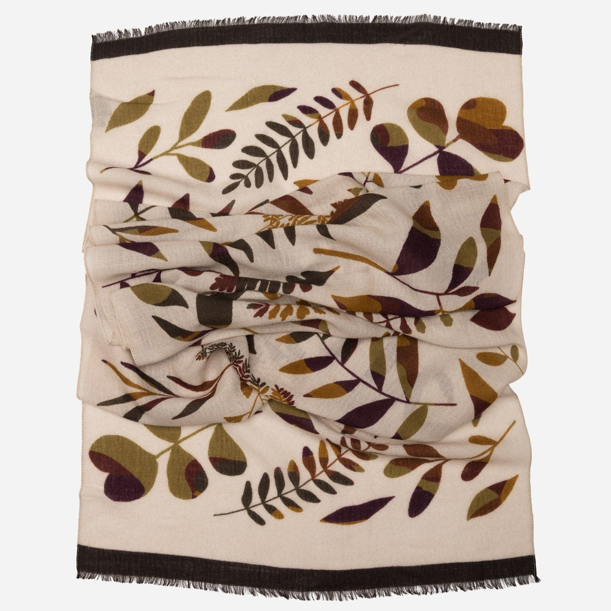 Beige Lightweight Italian Wool Scarf