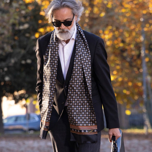 Best Italian silk scarf for men