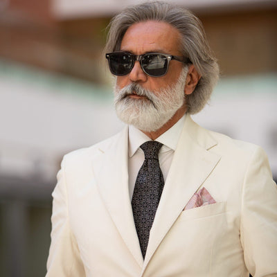 Best luxury black silk handmade necktie for men