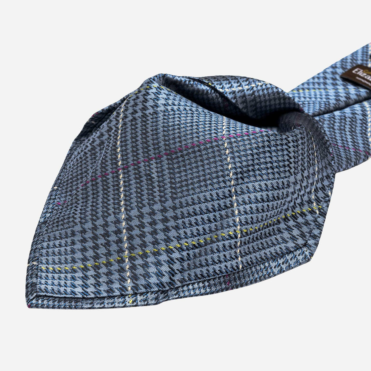 Blue Prince of Wales Designer Silk Tie 