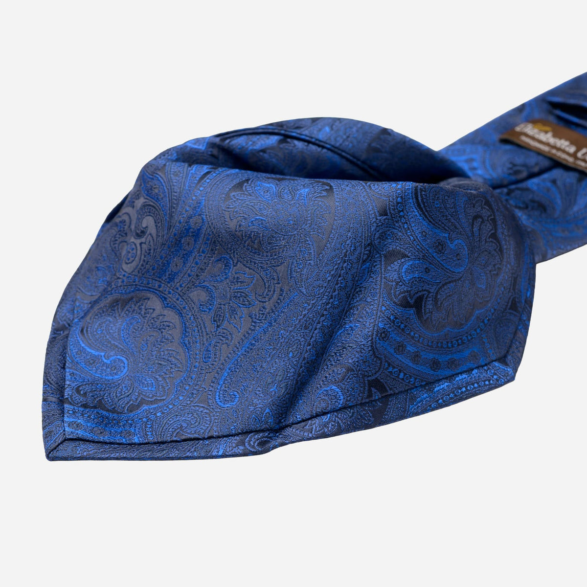 Blue Paisley Italian Silk Jacquard Tie