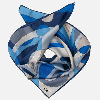 Women's Silk Bandana Blue