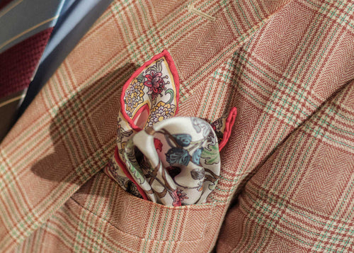 Best hand rolled large silk pocket squares