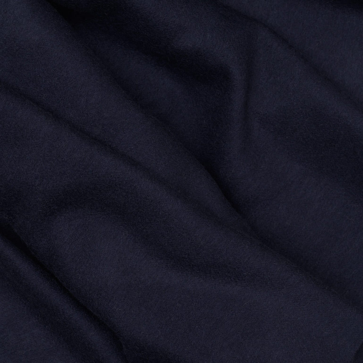 Navy Felted Italian Cashmere Scarf