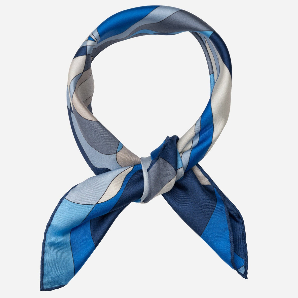 Women's Silk Bandana Blue