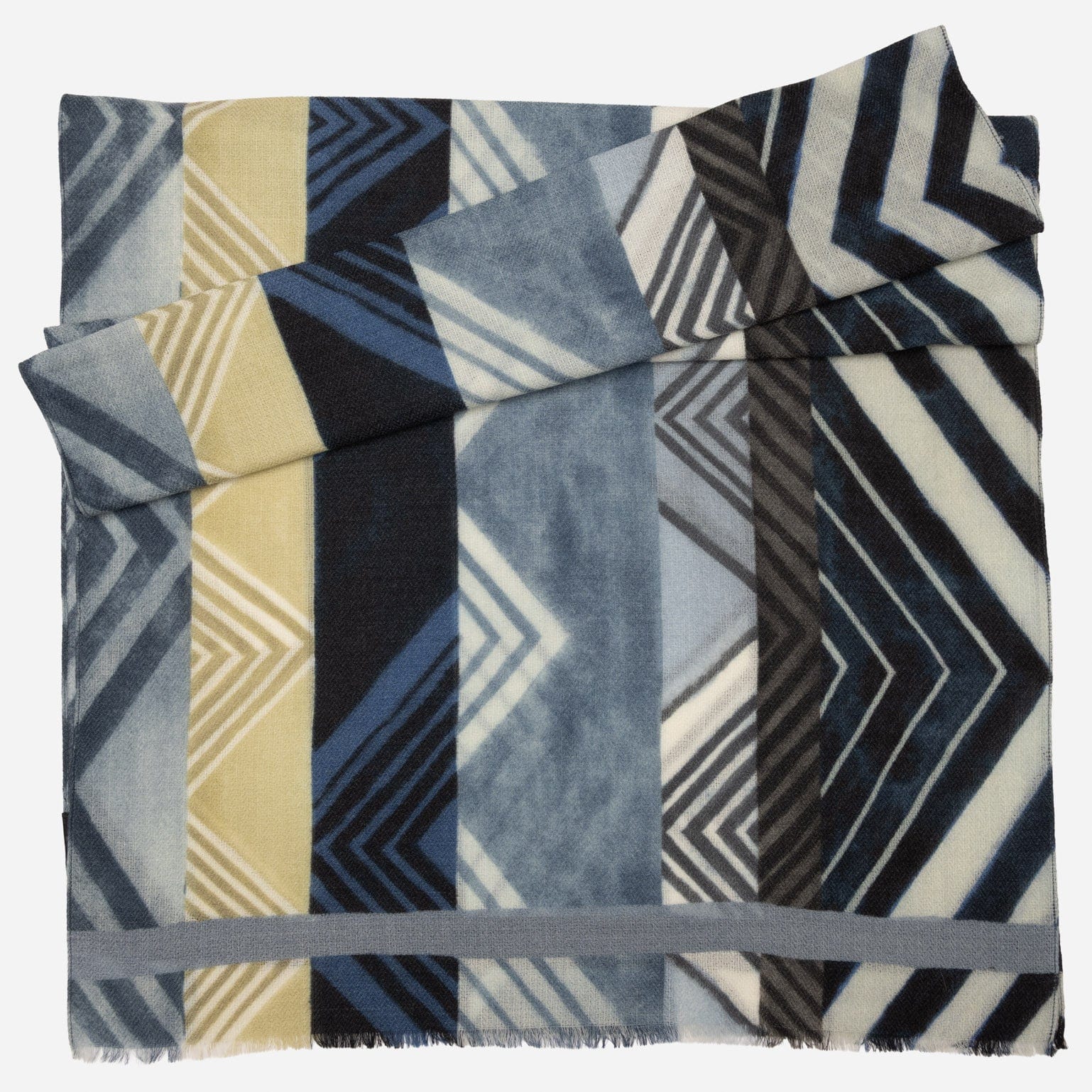 Men's lightweight soft Italian designer wool scarf