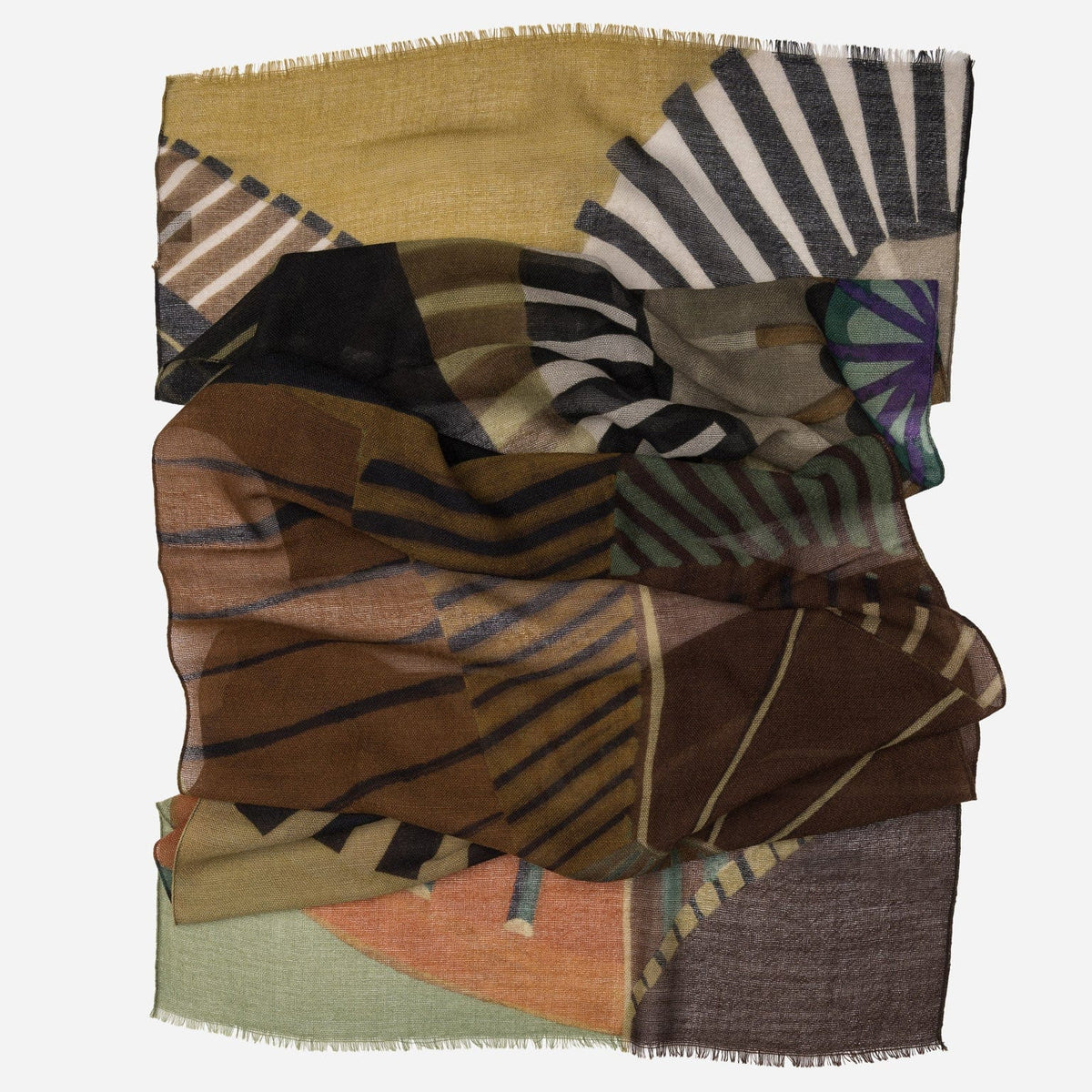 Best Italian Brown Wool Scarf