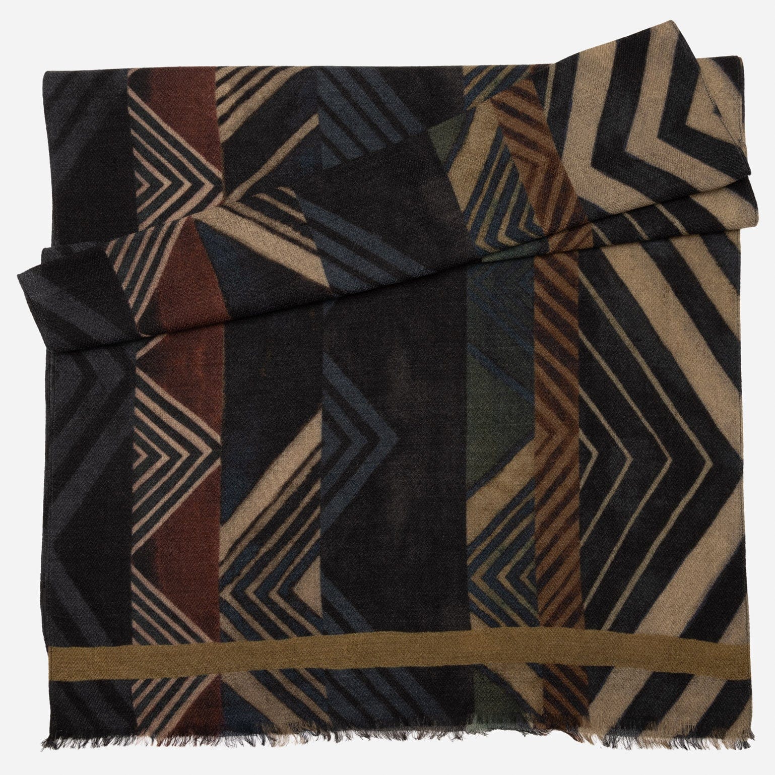 Soft pure wool Italian scarf for men