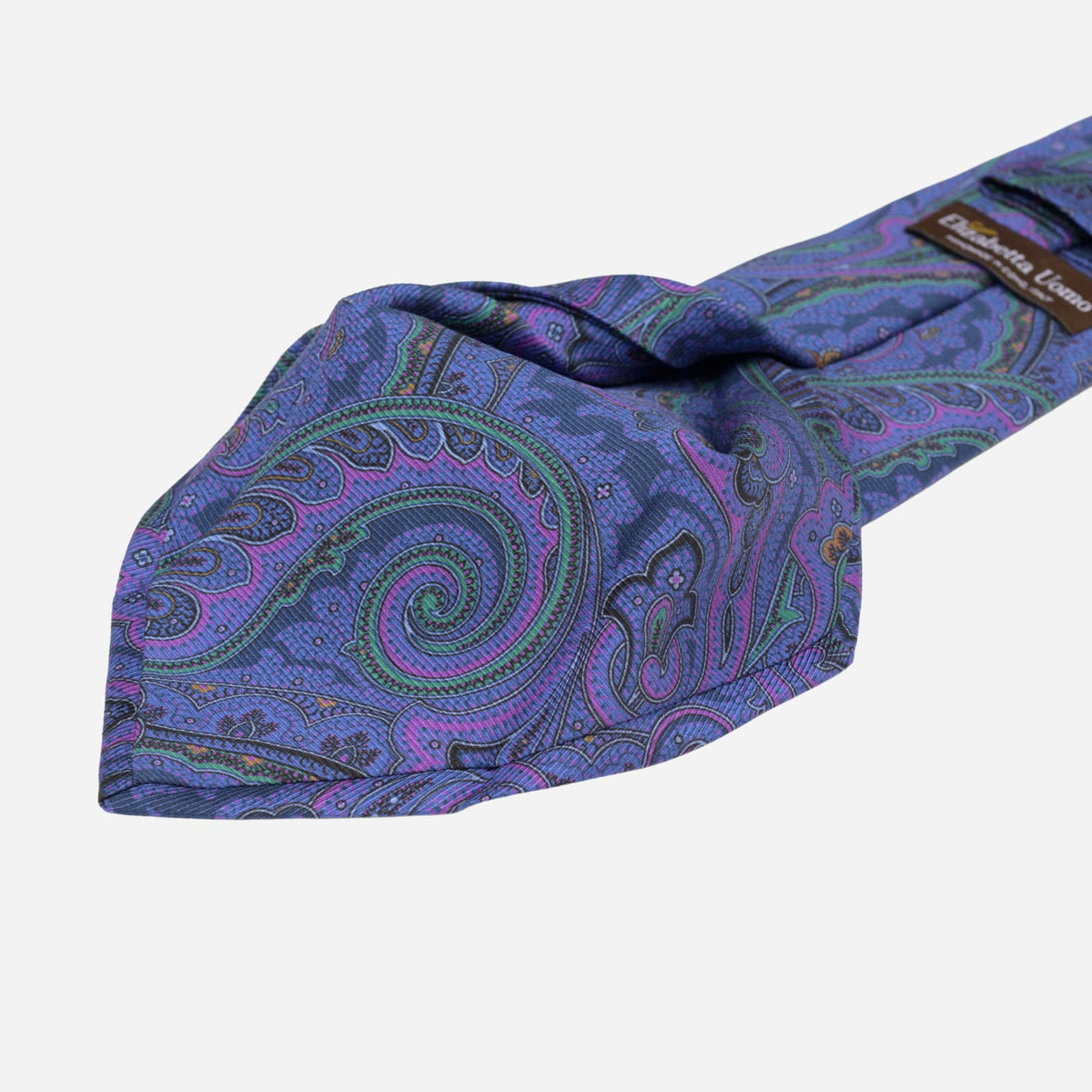 Indigo Blue Handmade Italian Silk Tie