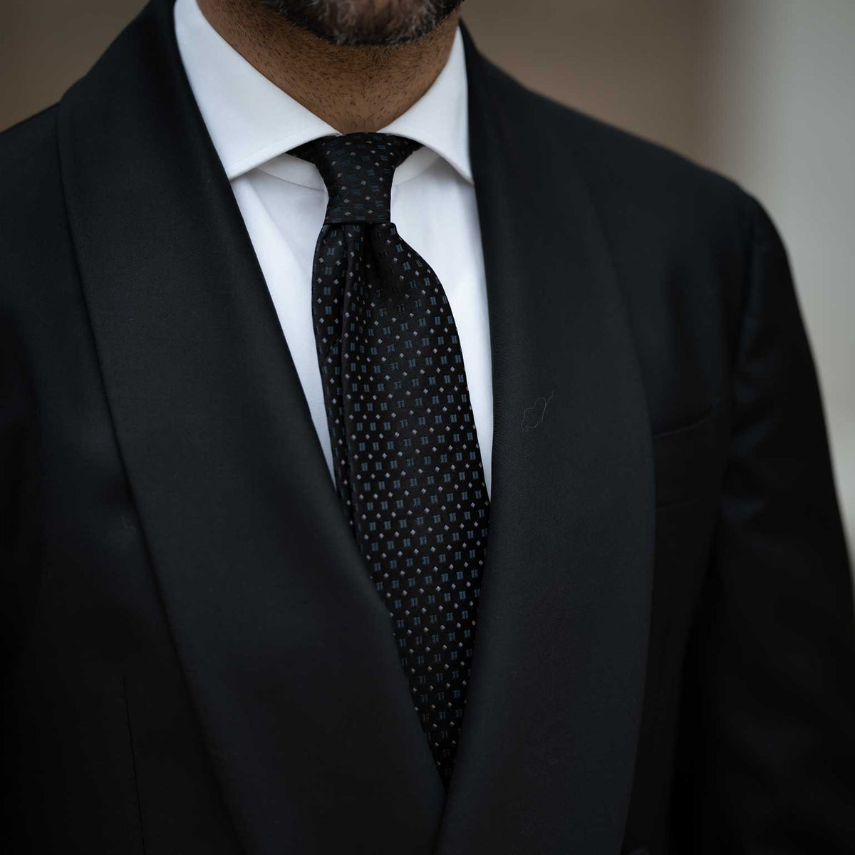 Italian designer silk tie
