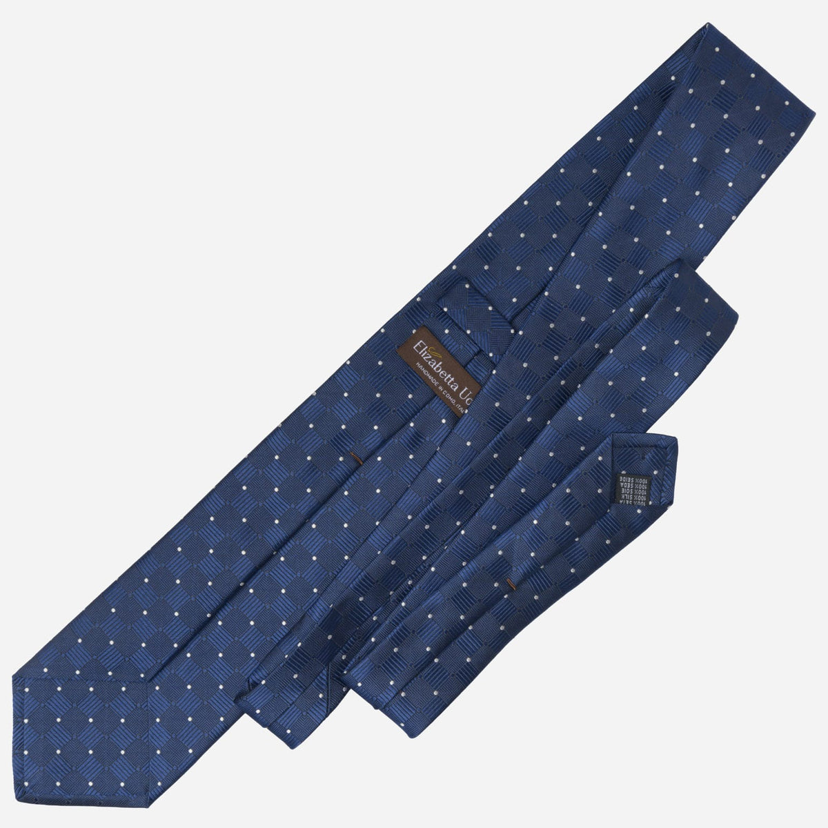 Midnight Blue Handmade Italian Silk Tie