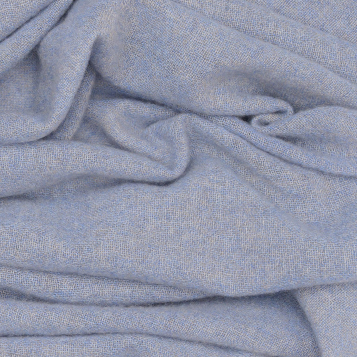 Light Blue Italian cashmere Scarf
