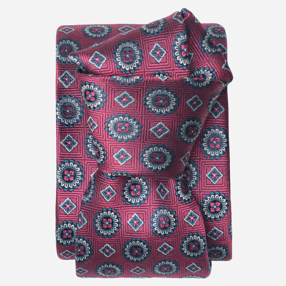 Raspberry Handmade Italian Silk Tie