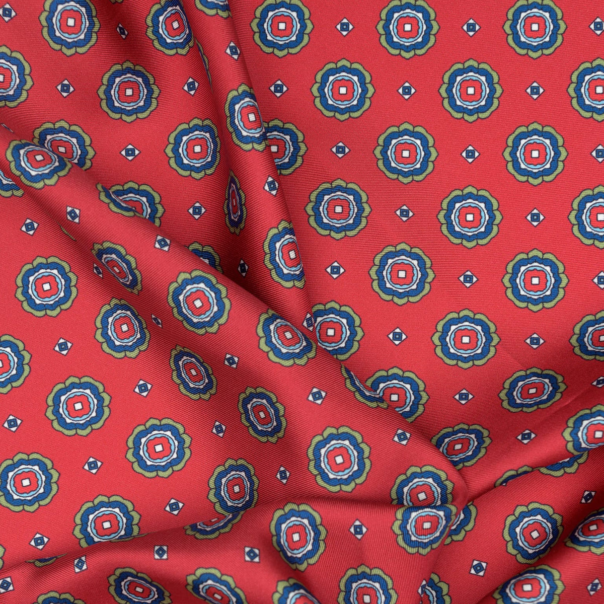 Red Silk Neckerchief - Made in Italy