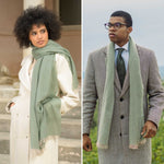 Sage Green Italian Cashmere Scarf