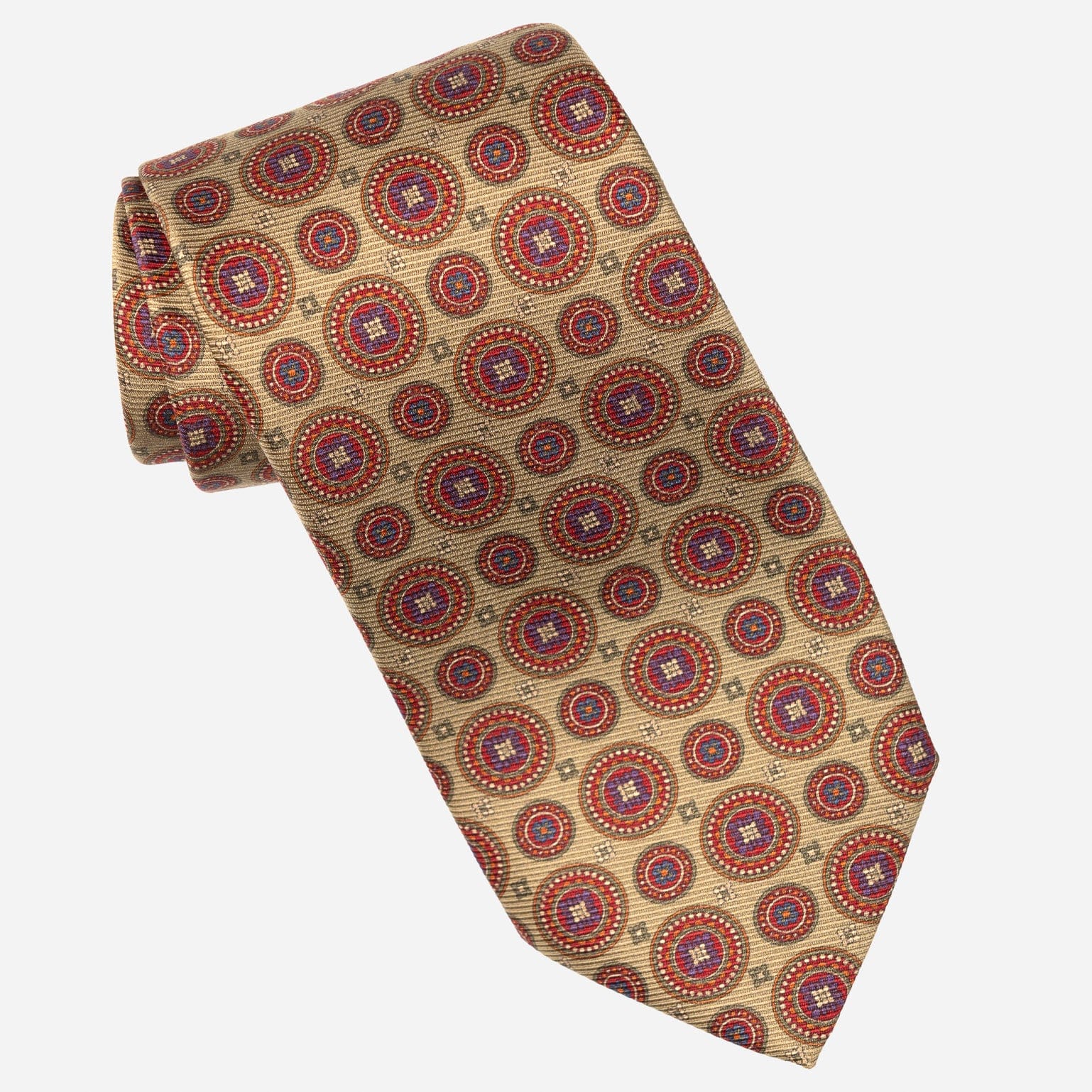 Sage Green Madder Silk Italian Tie