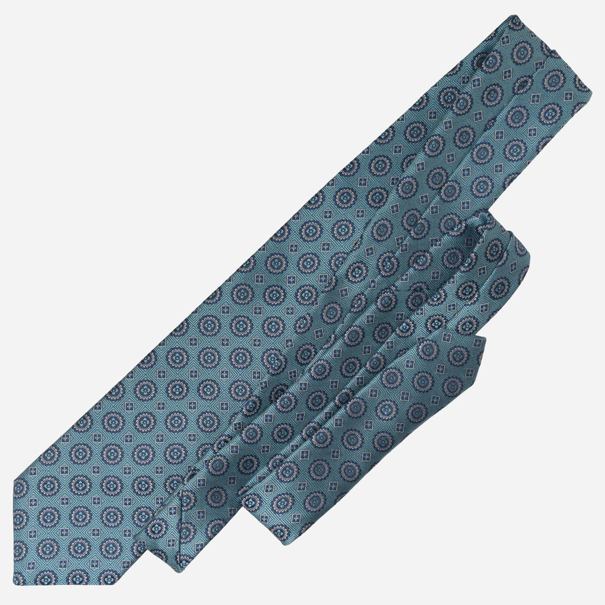 Teal Handmade Italian Silk Tie