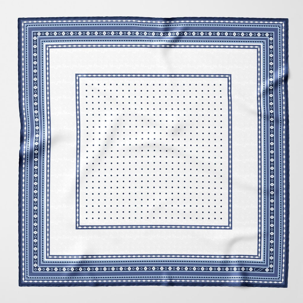 blue-and-white-polka-dot-silk-