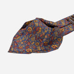 Blue Floral Madder Silk Tie
