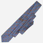 Umbrian Blue Handmade Italian Silk Tie