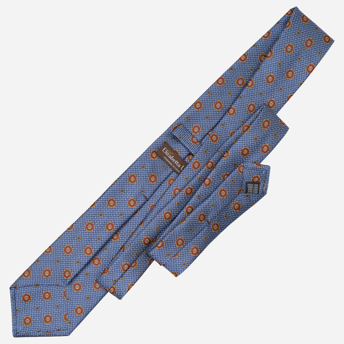 Umbrian Blue Handmade Italian Silk Tie
