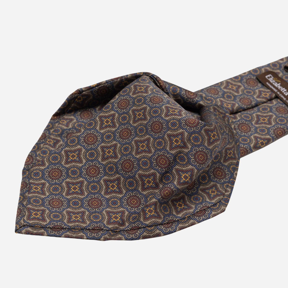 Blue Italian Madder Silk Tie