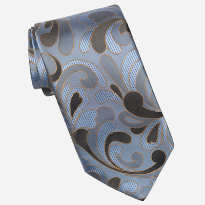 Blue Paisley Handmade Italian Silk Tie
