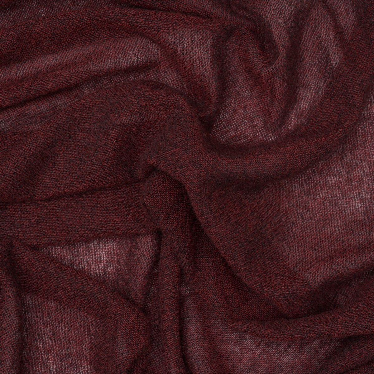 Burgundy Italian Cashmere Silk Scarf