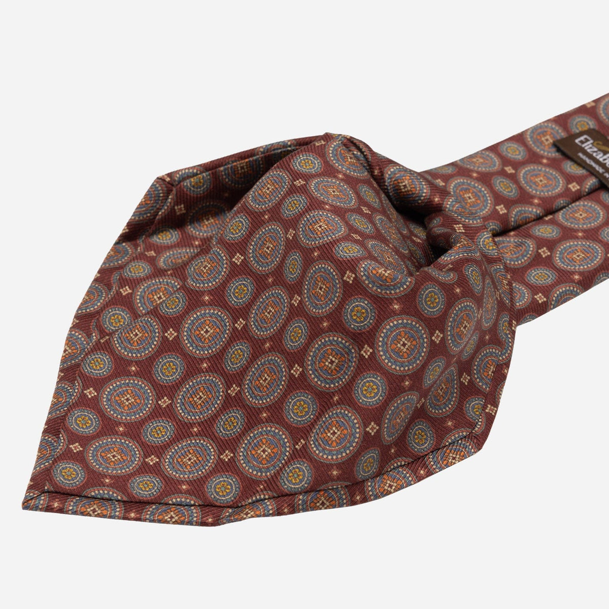 Burgundy Madder Silk Italian Tie