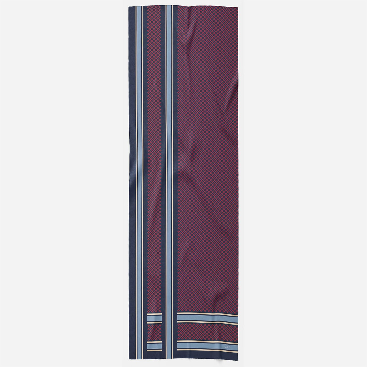 Burgundy Italian Wool Scarf