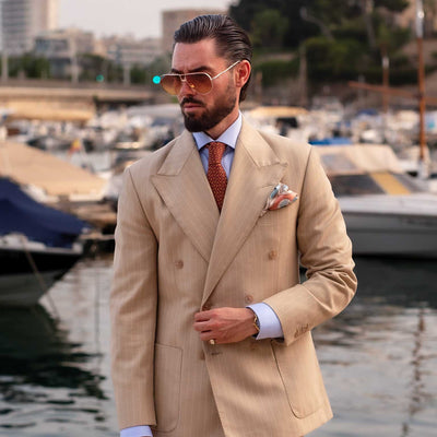 Men's Italian designer luxury silk tie