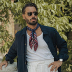 Burgundy Silk Neckerchief
