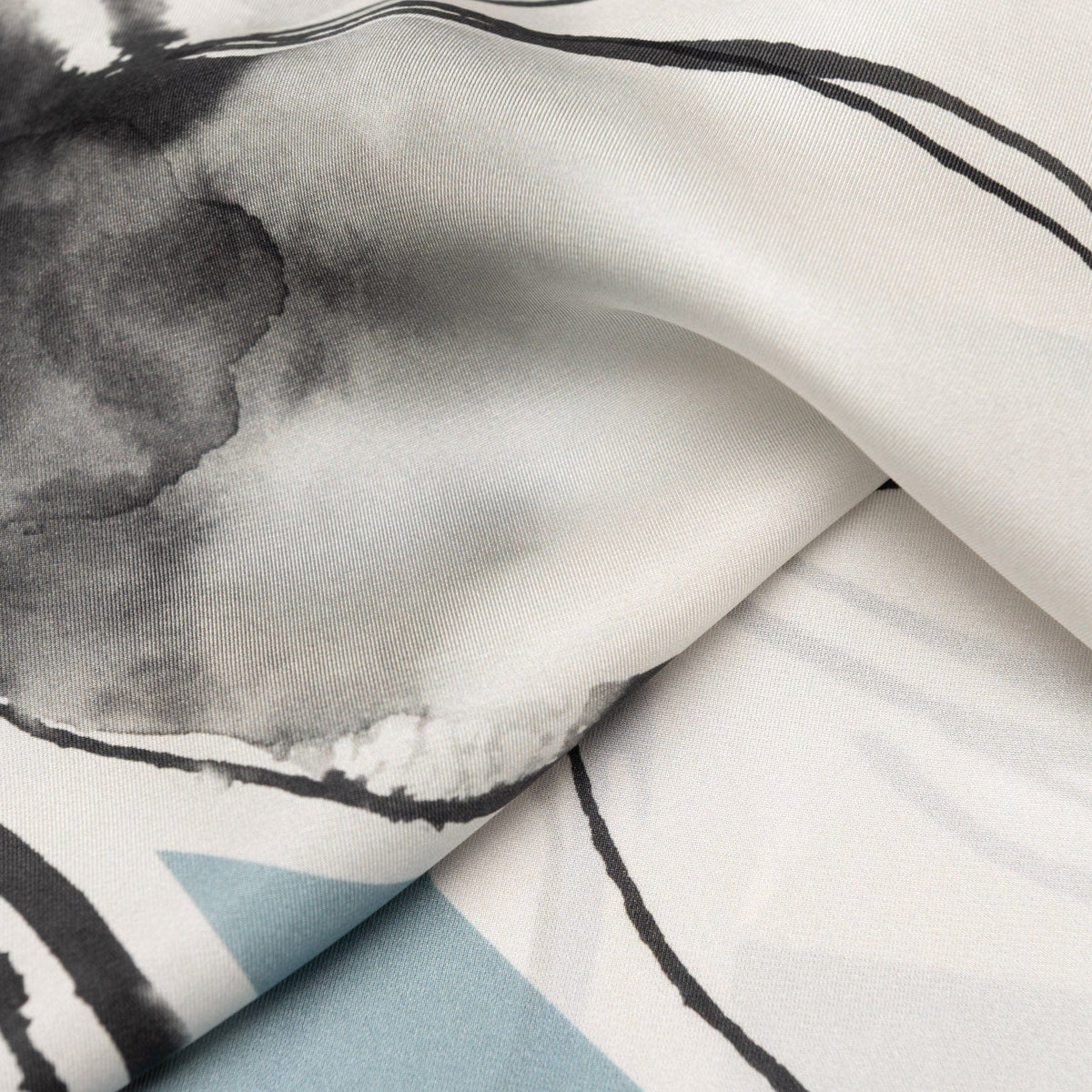 Women&#39;s Dusty Blue Long Silk Scarf
