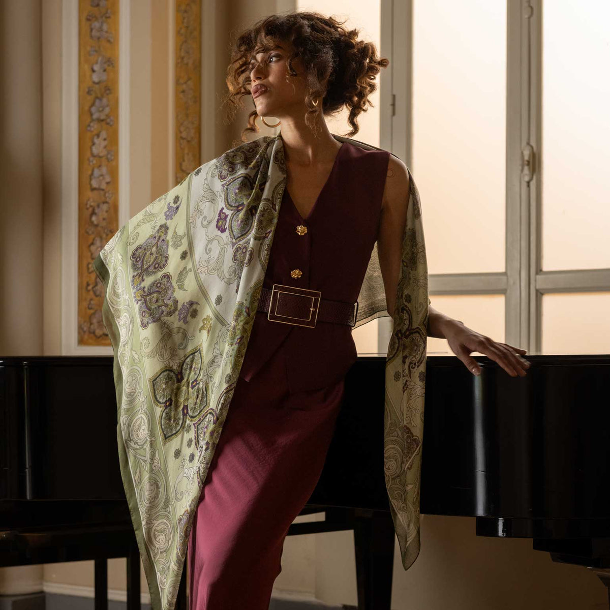 Extra large scarf shawl